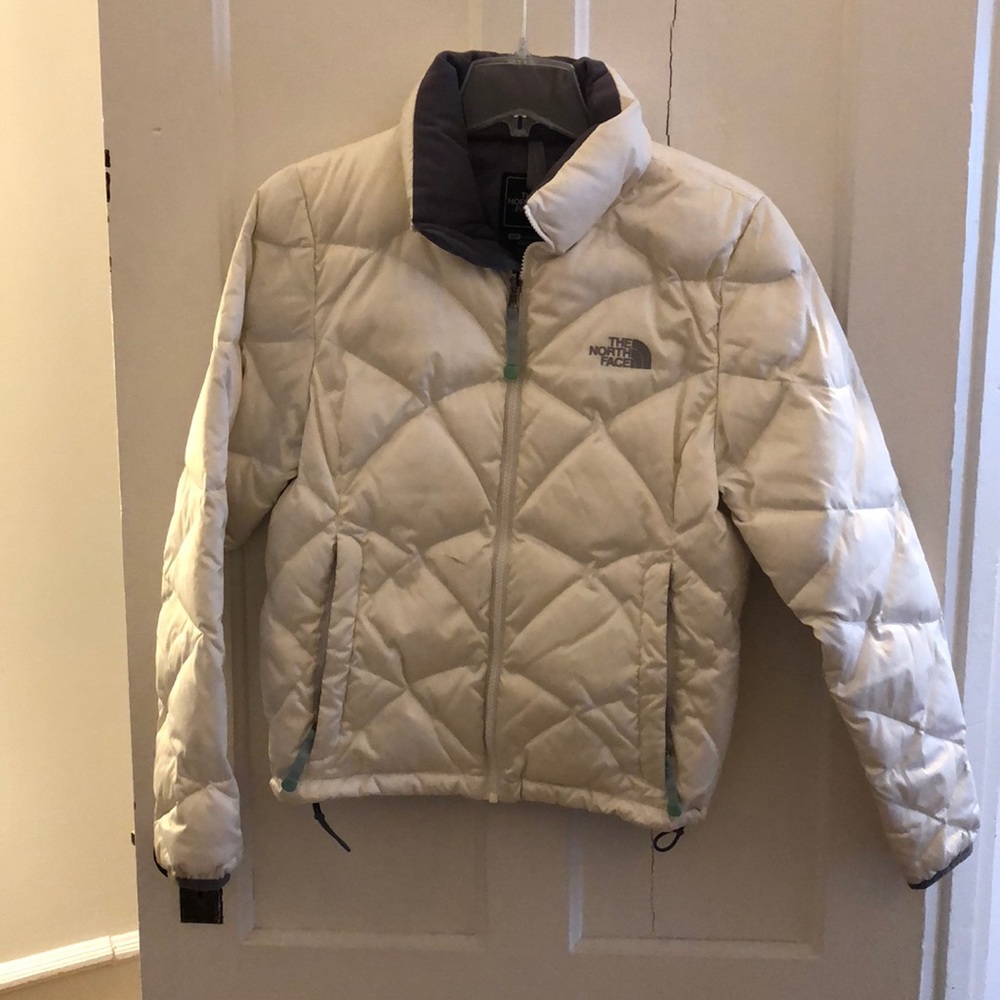 North Face White Winter Jacket - Size S